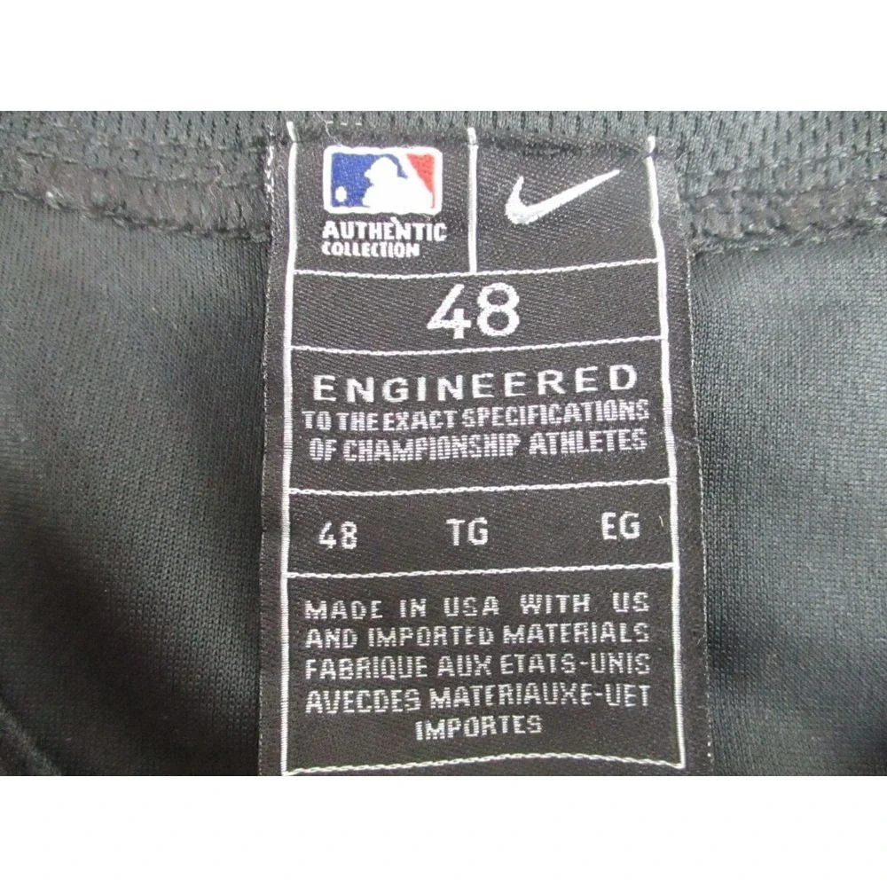 Nike‎ Boston Red Sox Mike Torres Baseball Gold Jersey Mens 48 Black Authentic
